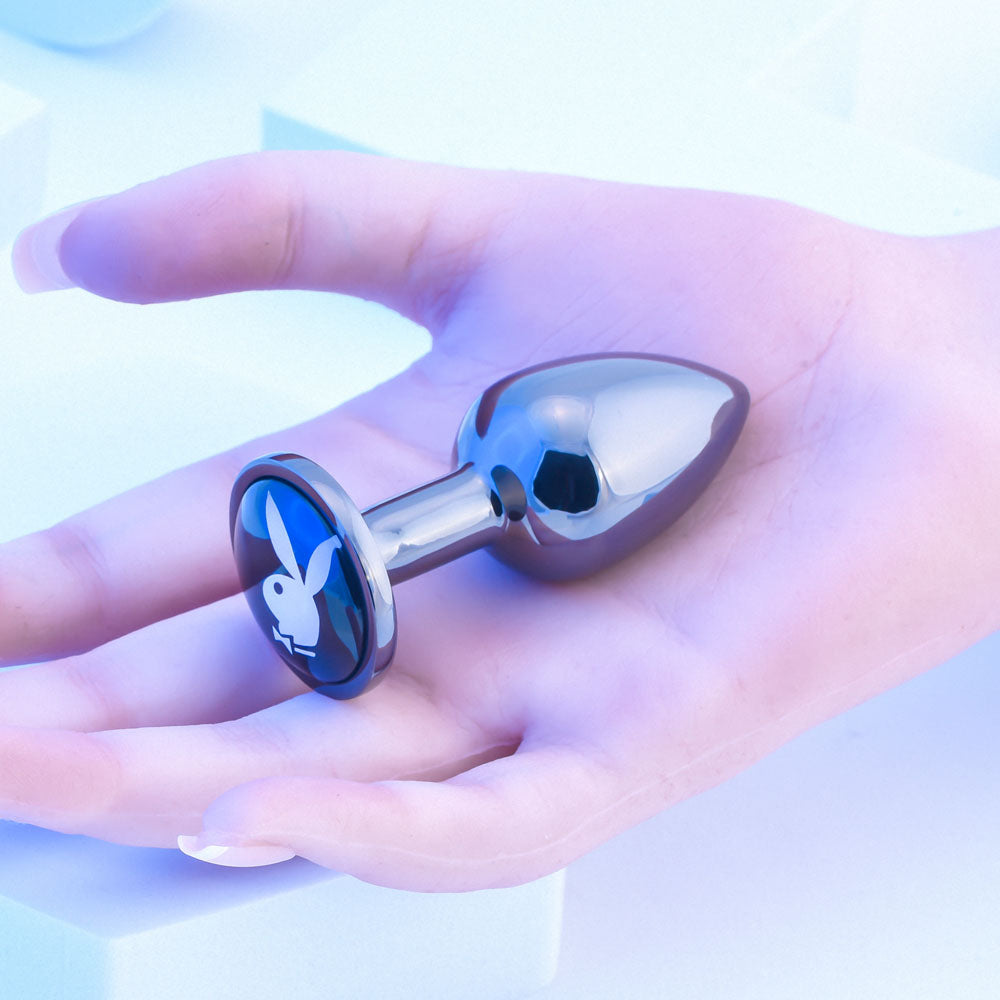 Playboy Pleasure TUX - Small - Metal 7.4 cm Small Butt Plug Butt Plugs