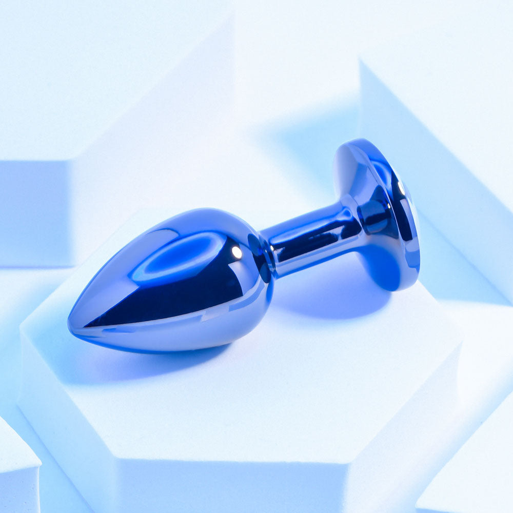 Playboy Pleasure Tux Small Metal Butt Plug 7.4 cm Size > Anal Range > Jewel Butt Plugs
