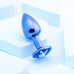 Playboy Pleasure TUX - Small - Metal 7.4 cm Small Butt Plug Butt Plugs