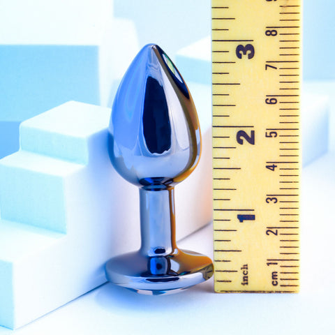 Playboy Pleasure Tux Small Metal Butt Plug 7.4 cm Size > Anal Range > Jewel Butt Plugs