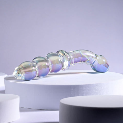 Playboy Pleasure JEWELS DOUBLE - Glass 17.1 cm Double Ended Dildo > Sex Toys > Glass