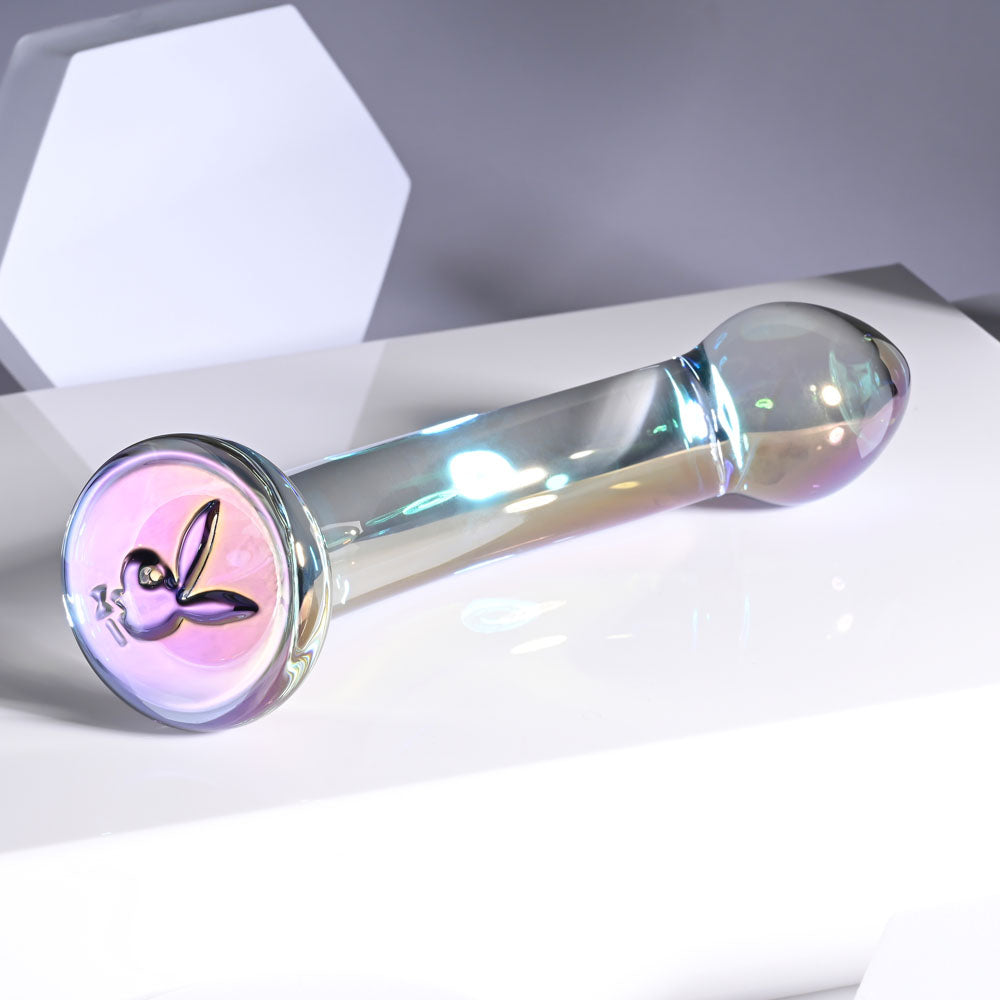 Playboy Pleasure JEWELS KING 16.4cm Glass Multi Play Toy > Glass > Dildos
