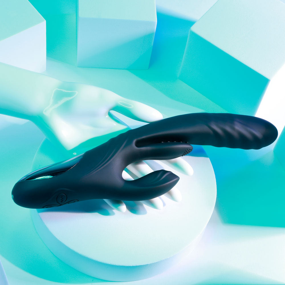 Playboy Pleasure RAPID RABBIT Vibrator with Thrusting Fun > Vibrators > Ladies > Rabbit