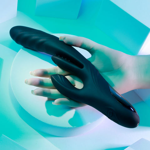 Playboy Pleasure RAPID RABBIT Vibrator with Thrusting Fun VIBRATORS-RABBIT