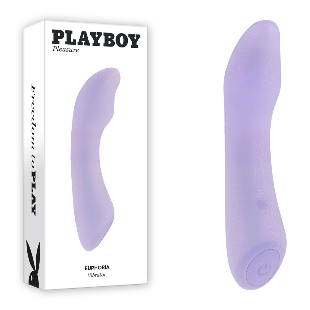 Playboy Pleasure Euphoria Opal 12 cm USB Rechargeable Mini Vibrator Purple Vibrators