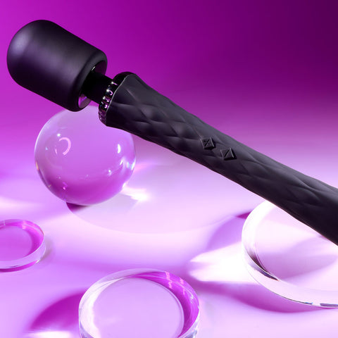 Playboy Pleasure ROYAL Velvet Silicone Wand Vibrator Electric Massager