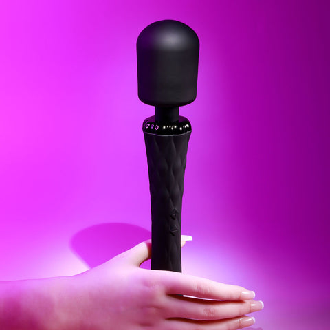 Playboy Pleasure ROYAL Velvet Silicone Wand Vibrator Electric Massager