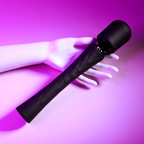 Playboy Pleasure ROYAL Velvet Silicone Wand Vibrator Electric Massager