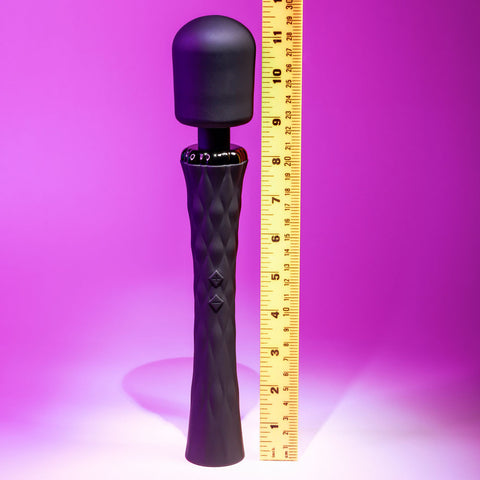 Playboy Pleasure ROYAL Velvet Silicone Wand Vibrator Electric Massager