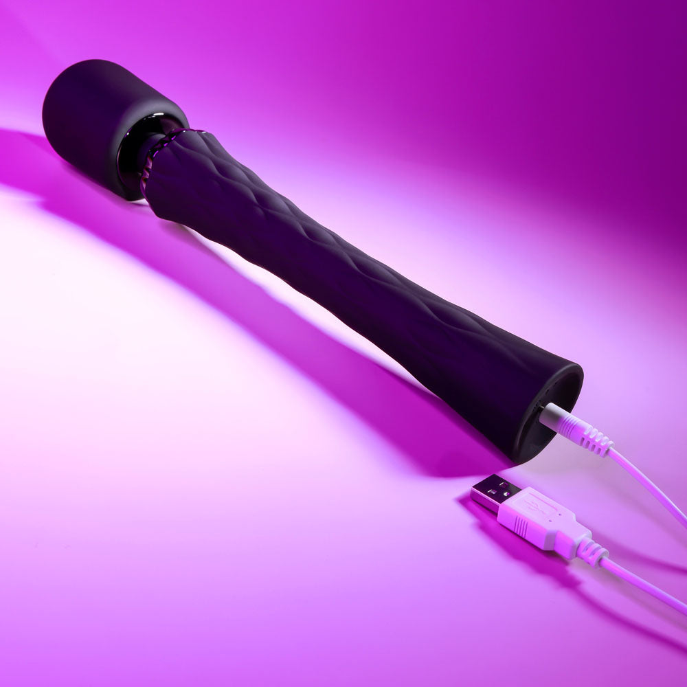 Playboy Pleasure ROYAL Velvet Silicone Wand Vibrator > Sex Toys > Massage Wands