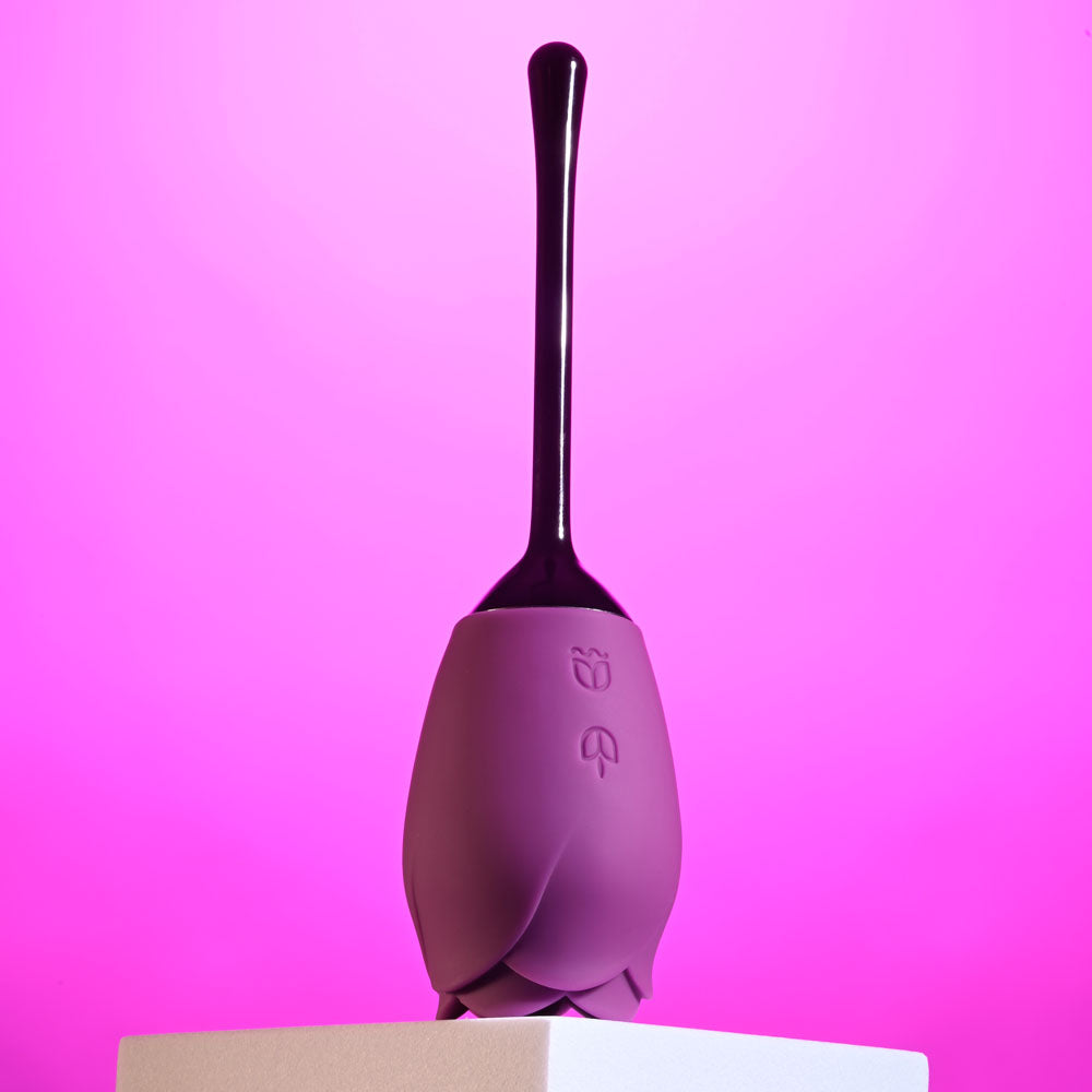 Playboy Pleasure PETAL Vibrator with Tongue-Flicking Head > Sex Toys For Ladies > Rose Stimulators