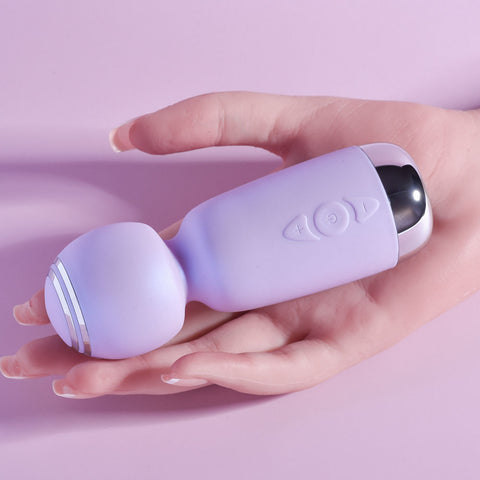Playboy Pleasure ROYAL MINI Compact Wand Vibrator 10 Speeds Electric Massager