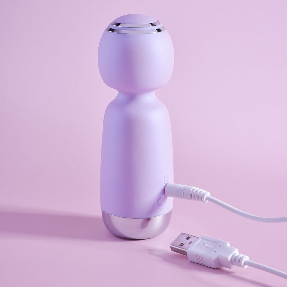 Playboy Pleasure ROYAL MINI Compact Wand Vibrator 10 Speeds > Sex Toys > Mini Massagers