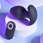 Playboy Pleasure PLUG & PLAY - 10.3 cm USB Rechargeable Vibrating Butt Plug with Wireless Remote > Anal Range > Vibrating Butt Plugs