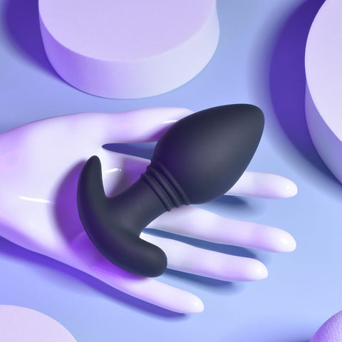 Playboy Pleasure PLUG & PLAY - 10.3 cm USB Rechargeable Vibrating Butt Plug with Wireless Remote ANAL TOYS