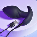 Playboy Pleasure PLUG & PLAY - 10.3 cm USB Rechargeable Vibrating Butt Plug with Wireless Remote > Anal Range > Vibrating Butt Plugs