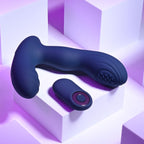 Playboy Pleasure PLEASURE PLEASER - USB Rechargeable Vibrating Prostate Massager with Wireless Remote > Anal Range > Prostate Plugs