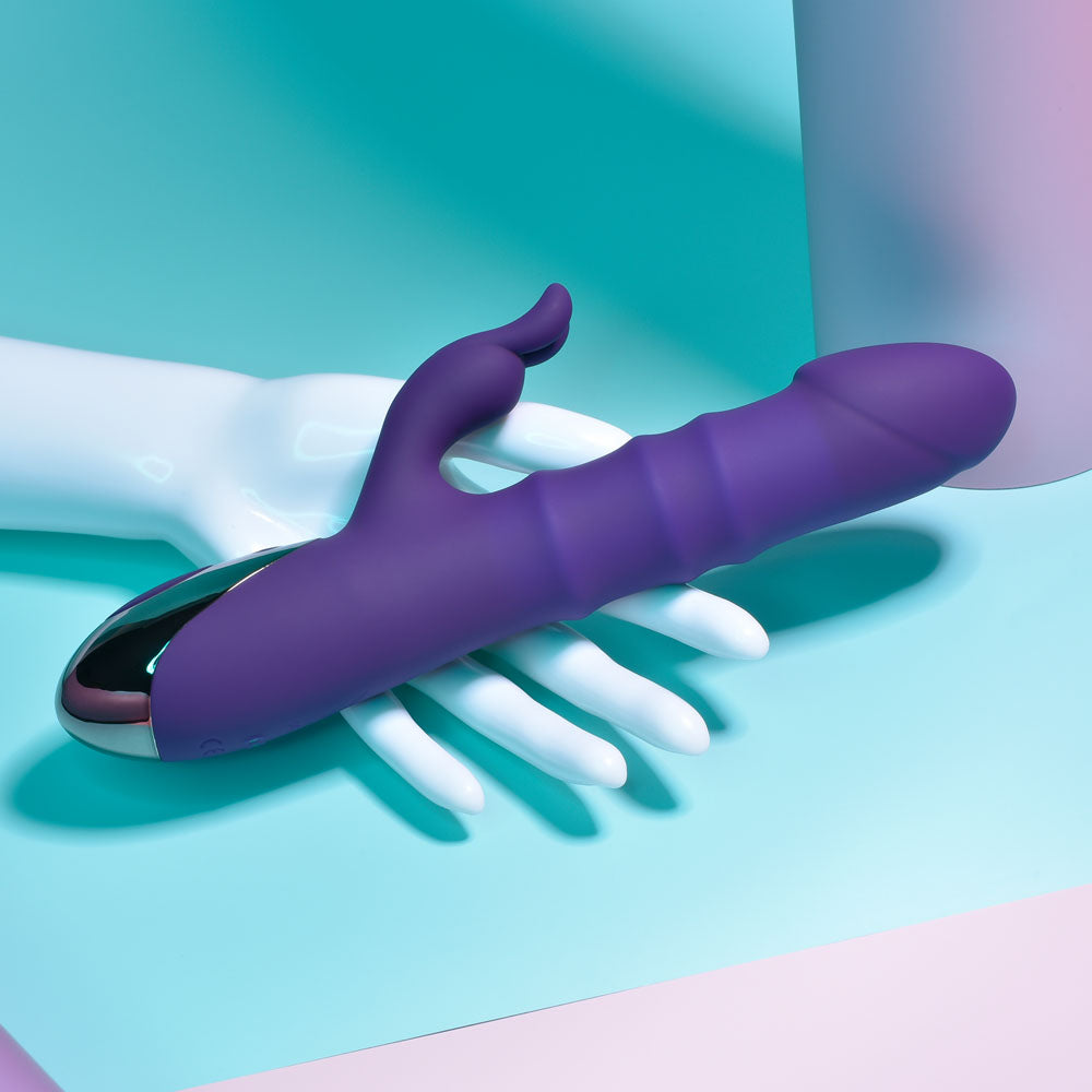 Playboy Pleasure HOP TO IT Rabbit Vibrator 23.5cm VIBRATORS-RABBIT