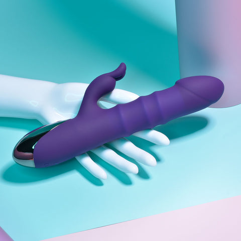 Playboy Pleasure HOP TO IT Rabbit Vibrator 23.5cm VIBRATORS-RABBIT