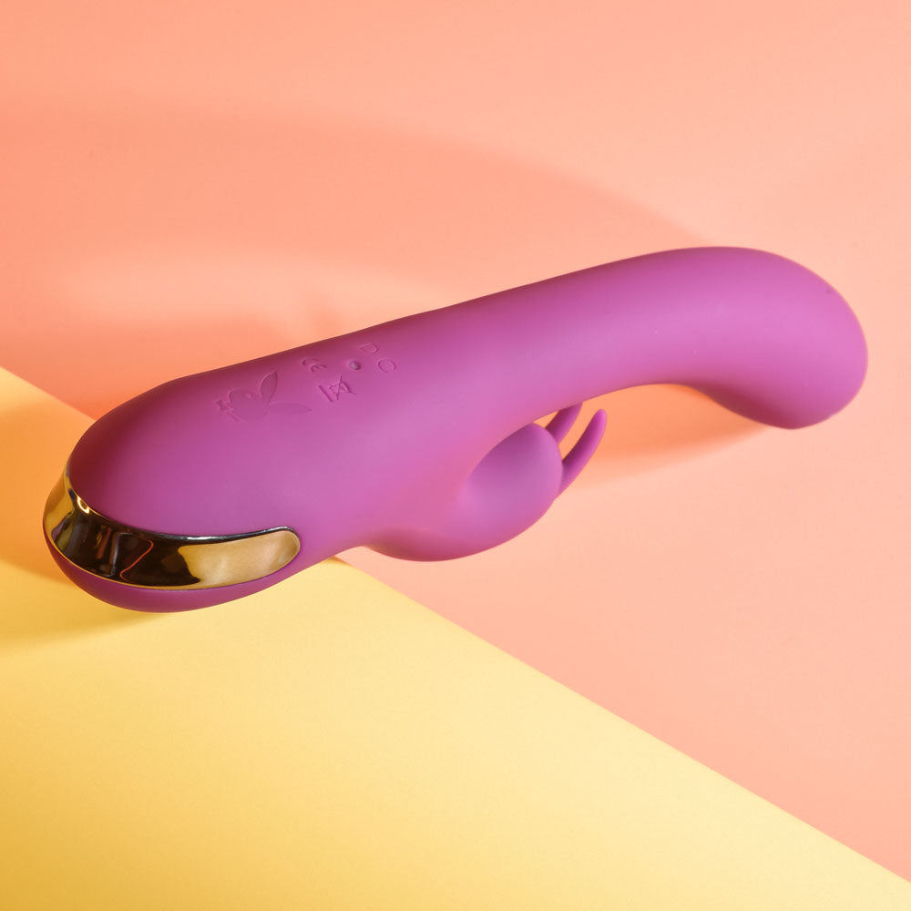 Playboy Pleasure THUMPER Velvet Silicone Rabbit Vibrator > Vibrators > Ladies > Rabbit