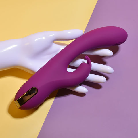 Playboy Pleasure THUMPER Velvet Silicone Rabbit Vibrator VIBRATORS-RABBIT