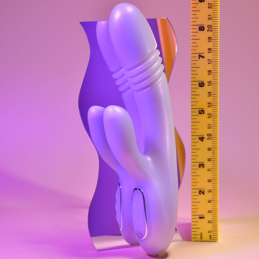Playboy Pleasure BUMPING BUNNY Rabbit Vibrator 22.9cm > Vibrators > Ladies > Rabbit