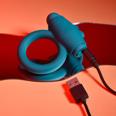 Playboy Pleasure Bunny Buzzer USB Rechargeable Vibrating Cock Ring COCK RINGS