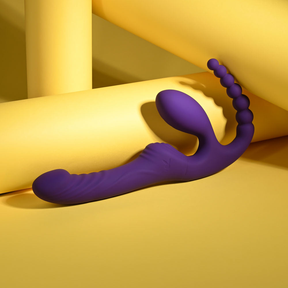 Playboy Pleasure Hug It Out – 29 cm USB Rechargeable Strapless Strap-On Secondary image