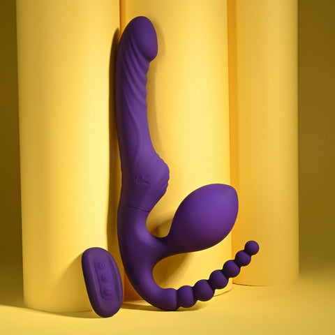 Playboy Pleasure Hug It Out – 29 cm USB Rechargeable Strapless Strap-On > Dildos > Strapless Strap Ons