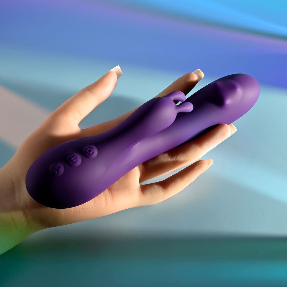 Playboy Pleasure ON REPEAT 19.7cm Rabbit Vibrator with Beads > Vibrators > Ladies > Rabbit