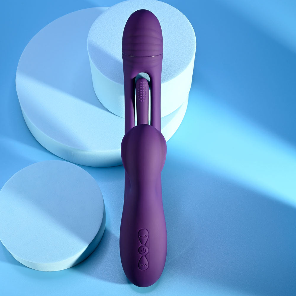 Playboy Pleasure THE THRILL 24.4cm Rabbit Vibrator with 7 Speeds > Vibrators > Ladies > Rabbit