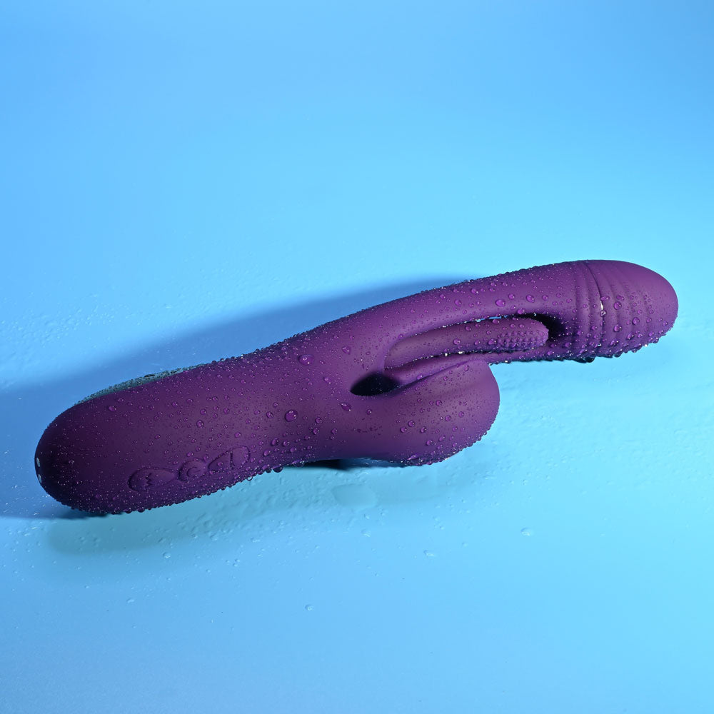 Playboy Pleasure THE THRILL 24.4cm Rabbit Vibrator with 7 Speeds > Vibrators > Ladies > Rabbit