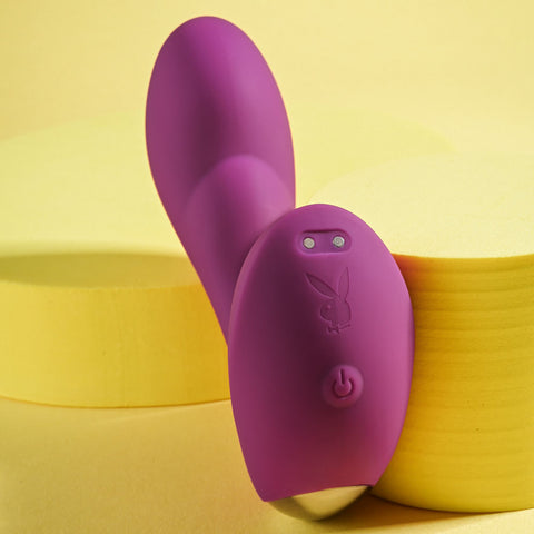 Playboy Pleasure Arch 14.1 Centimeter USB Rechargeable G Spot Vibrator Prostate Tools