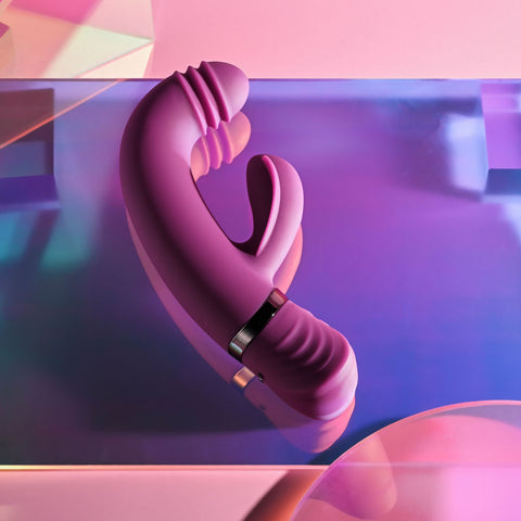 Playboy Pleasure TAP THAT G-Spot Vibrator with Tapping Action VIBRATORS-RABBIT-MULTI