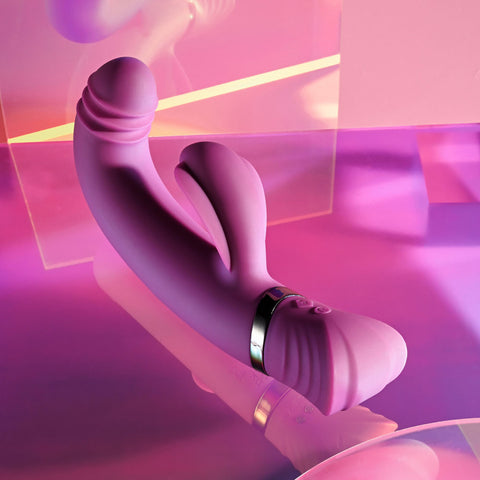 Playboy Pleasure TAP THAT G-Spot Vibrator with Tapping Action VIBRATORS-RABBIT-MULTI