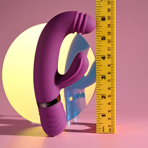 Playboy Pleasure TAP THAT G-Spot Vibrator with Tapping Action VIBRATORS-RABBIT-MULTI