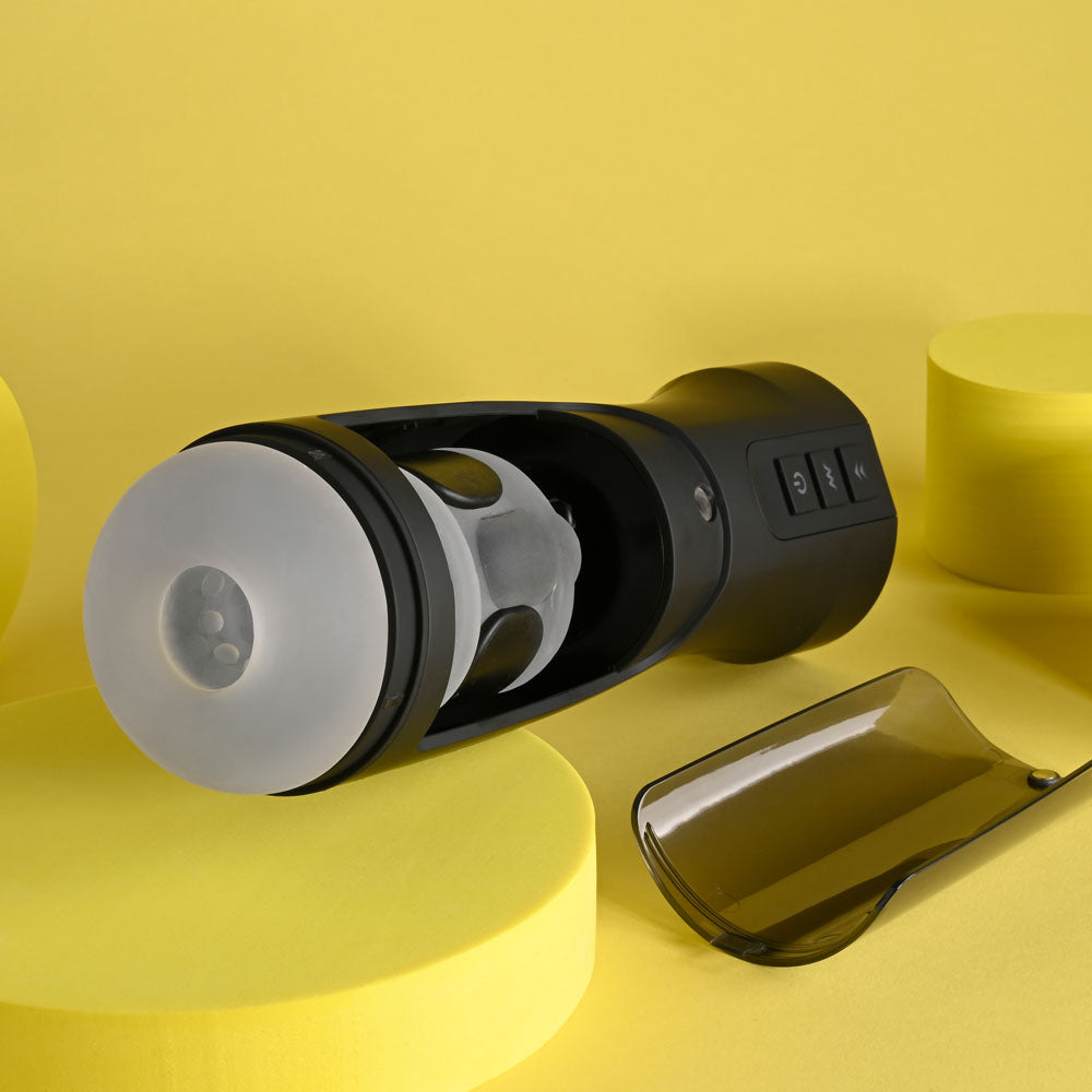 Playboy Pleasure END GAME - USB Rechargeable Vibrating & Self Sanitising Stroker MASTURBATORS