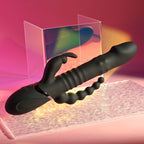 Playboy Pleasure BIG BUNNY ENERGY - 26.2 cm USB Rechargeable Rabbit Vibrator with Anal Beads > Vibrators > Ladies > Rabbit