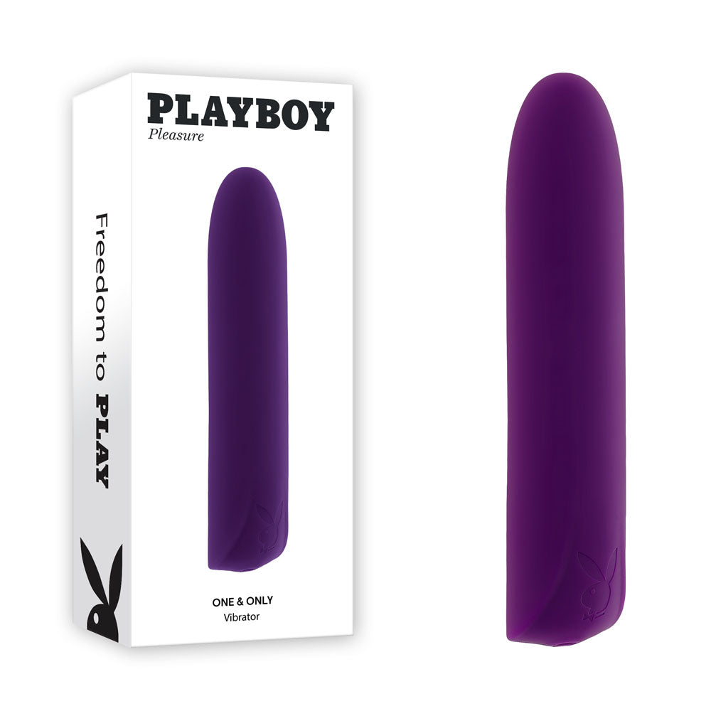 Playboy Pleasure ONE & ONLY - Bullet Vibrator - Purple Purple > Vibrators > Mini Vibrators