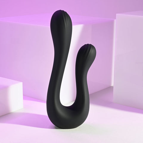 Playboy Pleasure THE SWAN Dual Shaft Vibrating Toy for Couples Couples Toys