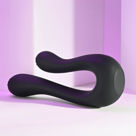 Playboy Pleasure THE SWAN Dual Shaft Vibrating Toy for Couples Couples Toys