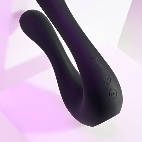 Playboy Pleasure THE SWAN Dual Shaft Vibrating Toy for Couples Couples Toys