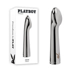 Playboy Pleasure SWOON - 14 cm USB Rechargeable Vibrator Chrome > Vibrators > Standard Vibrators