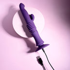 Playboy Pleasure Hoppy Ending – USB Rechargeable 29.2 cm Rabbit Vibrator > Vibrators > Ladies > Rabbit Multi