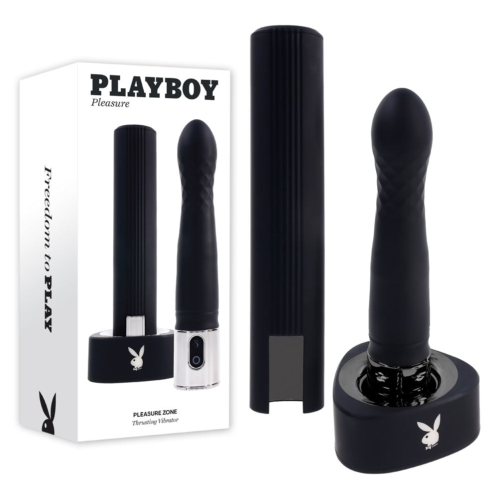 Playboy Pleasure PLEASURE ZONE Vibrator Toy Black > Vibrators > Standard Vibrators