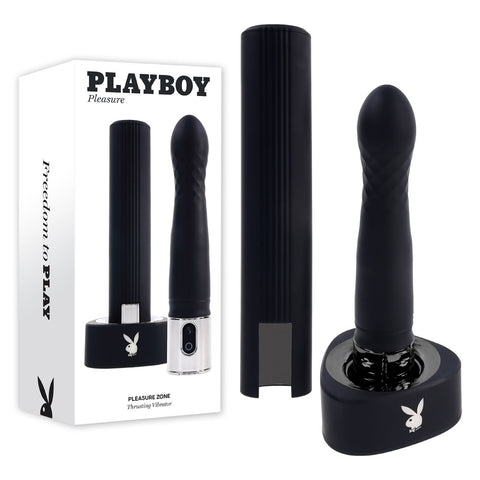 Playboy Pleasure PLEASURE ZONE Rechargeable Vibrator Toy Black Vibrators