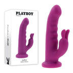 Playboy Pleasure FLUFFLE Rabbit Vibrator 19.7cm Height Purple > Vibrators > Ladies > Rabbit