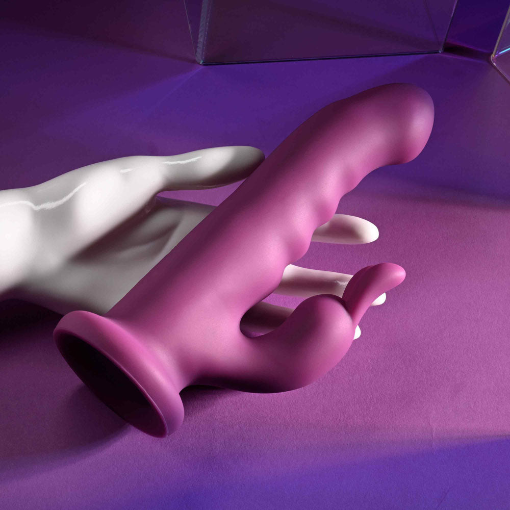 Playboy Pleasure FLUFFLE 19.7cm Rabbit Vibrator | Beaded Pleasure Design > Vibrators > Ladies > Rabbit