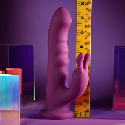 Playboy Pleasure FLUFFLE Rabbit Vibrator 19.7cm Height VIBRATORS-RABBIT