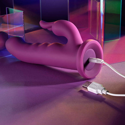 Playboy Pleasure FLUFFLE Rabbit Vibrator 19.7cm Height VIBRATORS-RABBIT